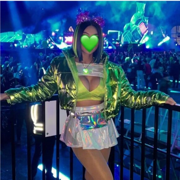 Coquetry clothing Skirt in metallic silver - Picture 3 of 12